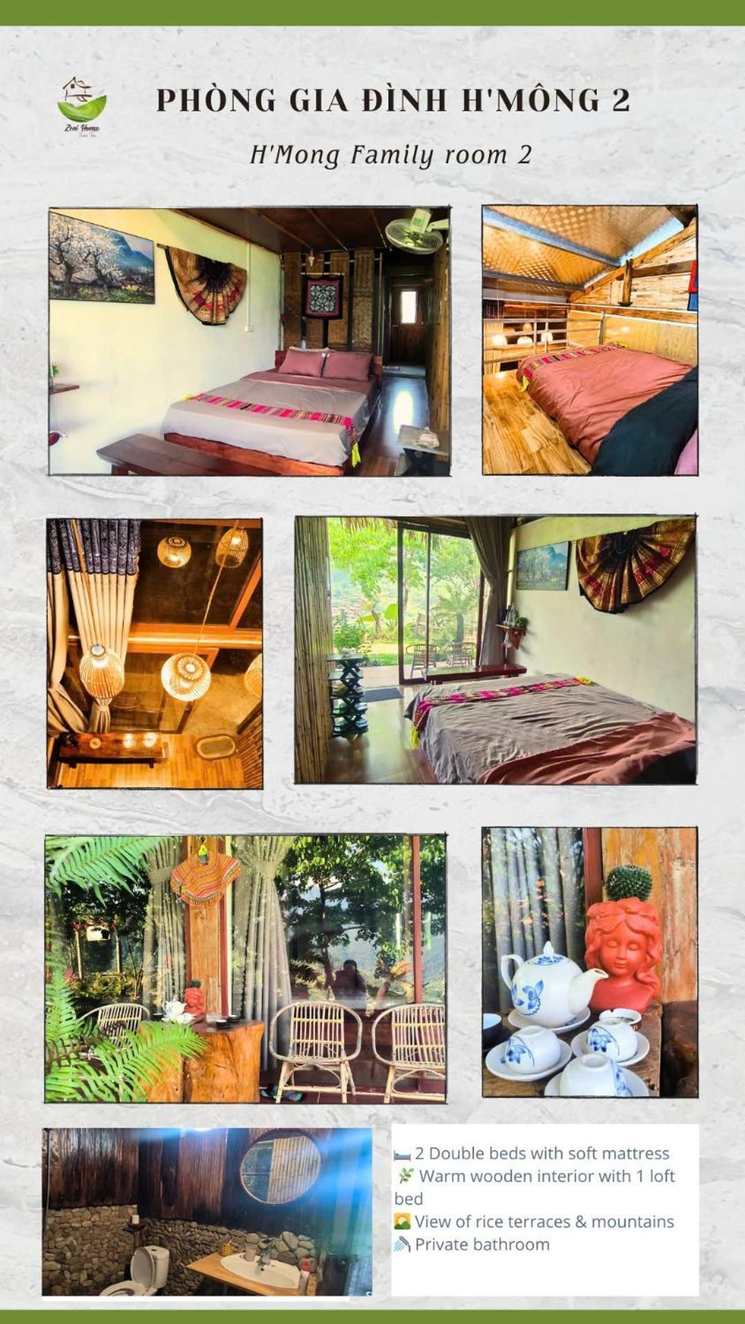 Zoni Home Tram Tau Cham Ta Lao Экстерьер фото