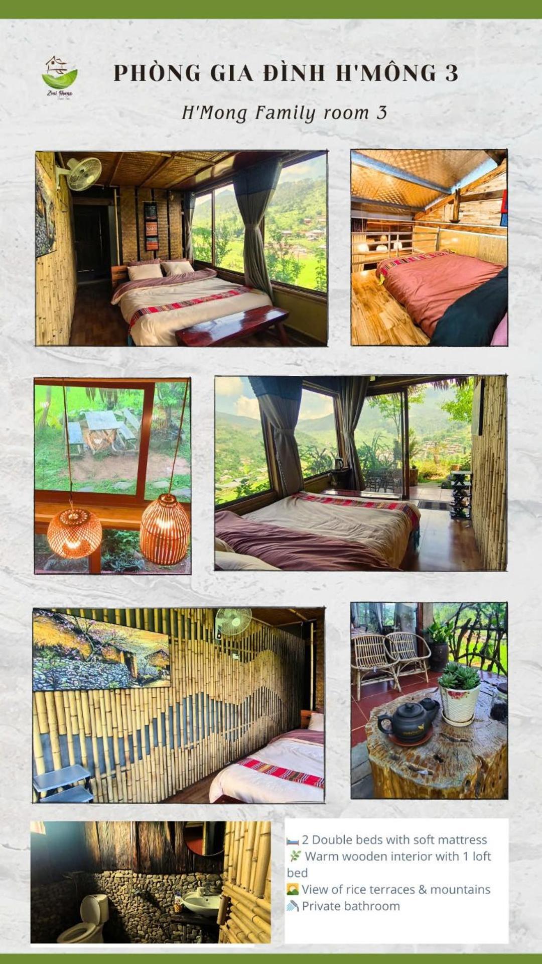 Zoni Home Tram Tau Cham Ta Lao Экстерьер фото